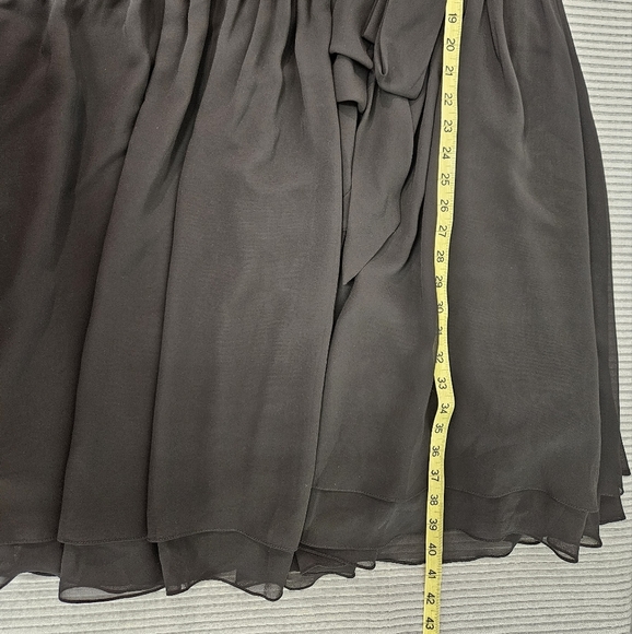 Azazie Dress Womens A18 Black‎ Plus Ingrid Fit and Flare Scoop Bateau Neckline - Picture 12 of 12